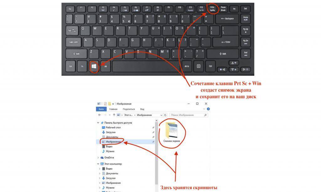 Как сделать скриншот картинки на компьютере с помощью клавиатуры