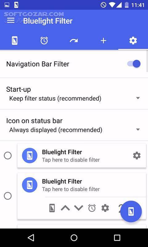 Как активировать фильтр синего света на android