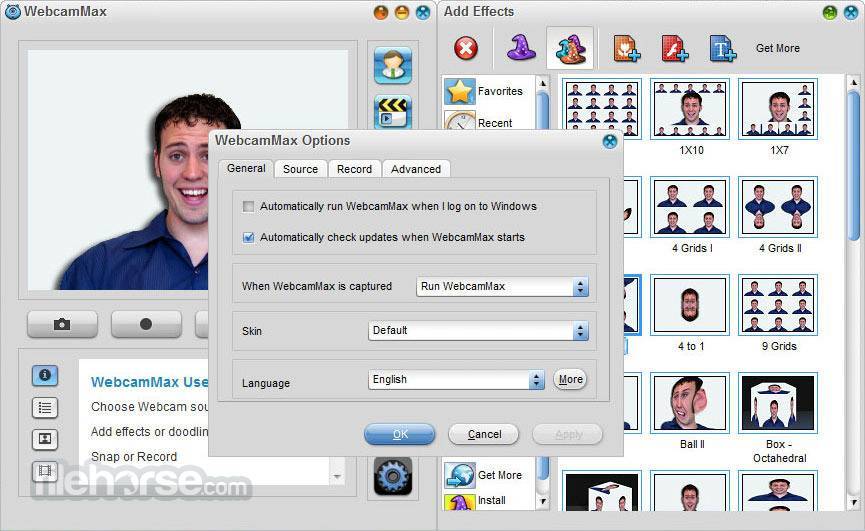 Webcammax 8.0.7.8 rus c ключом