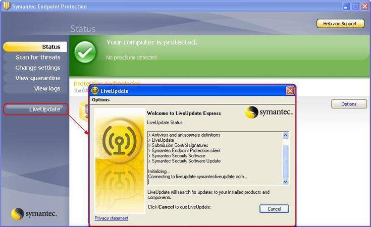 Как вручную удалить symantec endpoint protection (sep) из 32-разрядной системы windows 2000, xp или 2003