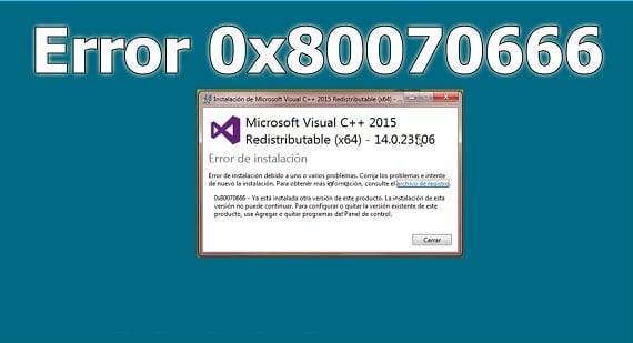 Как исправить ошибку 0x80070666 во время установки microsoft visual studio c++ 2015?
