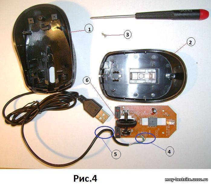 Как разобрать и отремонтировать компьютерную мышку