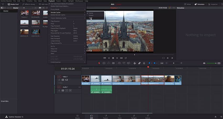 Где хранятся проекты davinci resolve