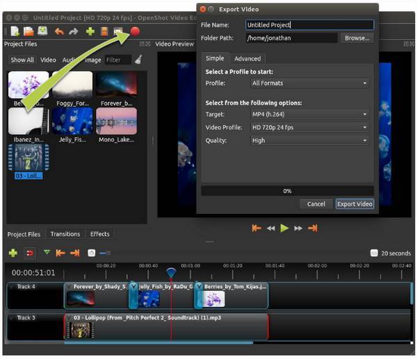 Релиз видео-редактора openshot 2.5.0. что нового и много скриншотов