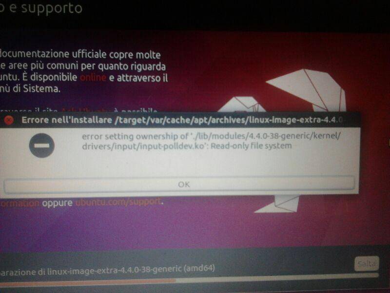 Ubuntu файловая система только для чтения. исправление ошибок файловой системы ubuntu «файловая система доступна только для чтения.