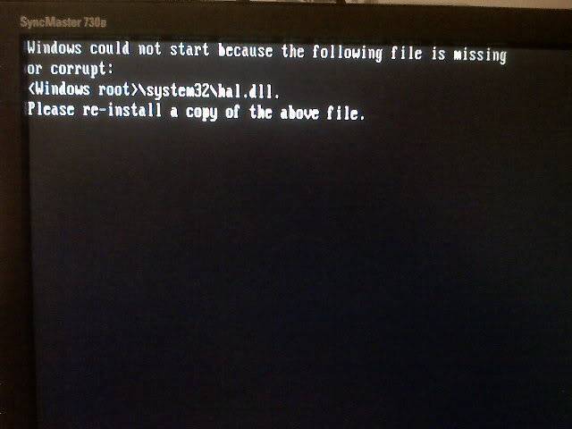 Систем 32 хал длл. установить файл windows root system32 hal dll. сообщения об ошибках