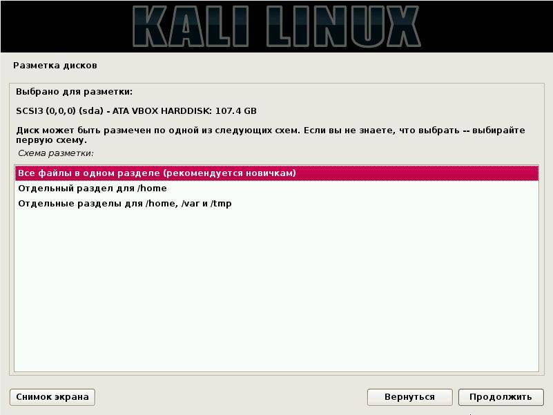 Установка полноценной системы на флешку на примере kali linux