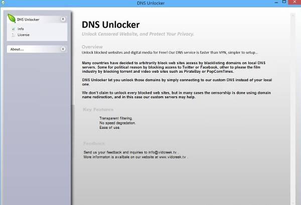 DNS Unlocker: назначение программы и удаление