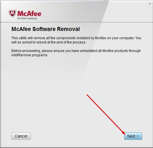 Как полностью удалить mcafee с windows 8