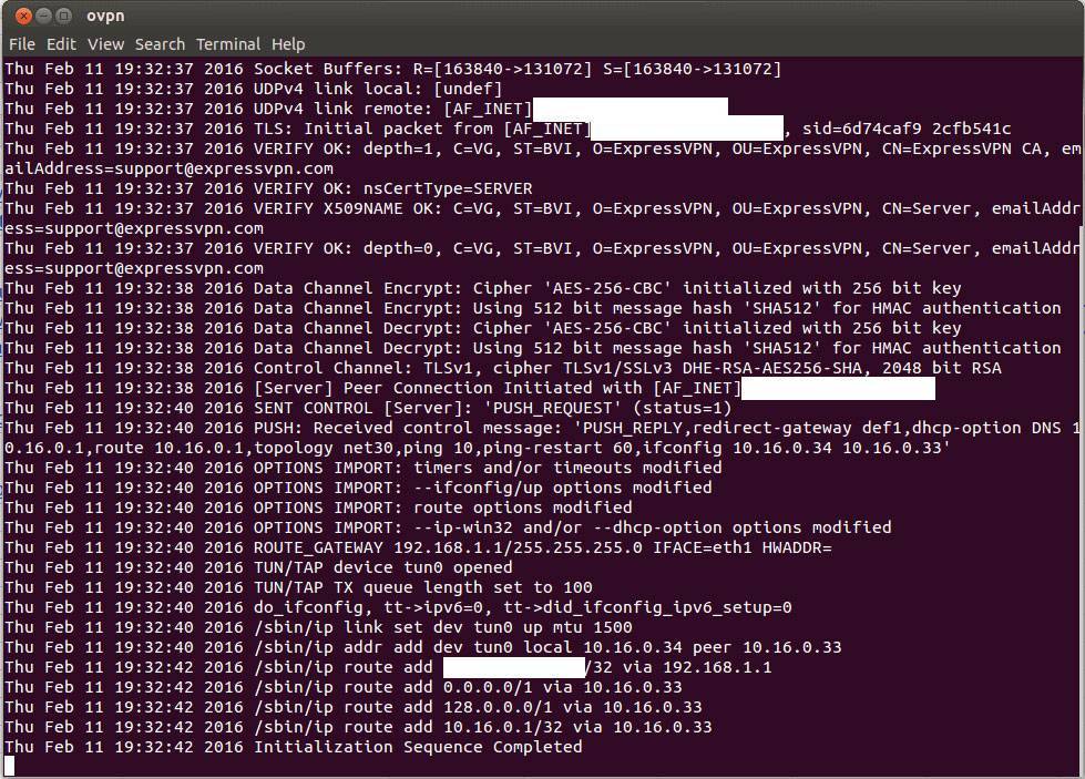 Как установить vpn-клиент на ubuntu linux
