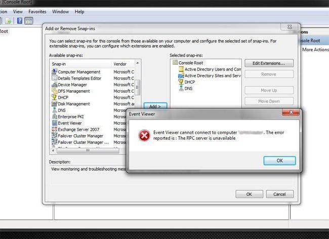 Ошибка в windows xp: сервер rpc недоступен