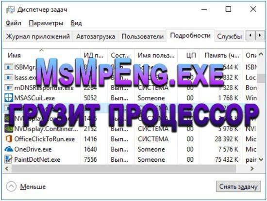 Msmpeng.exe - проблемы с ремонтом и загрузка - winpcware