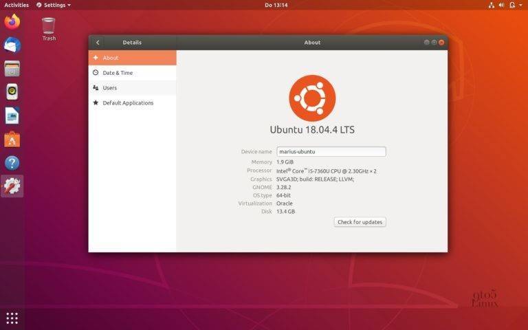 Как посмотреть версию ubuntu и версию ядра