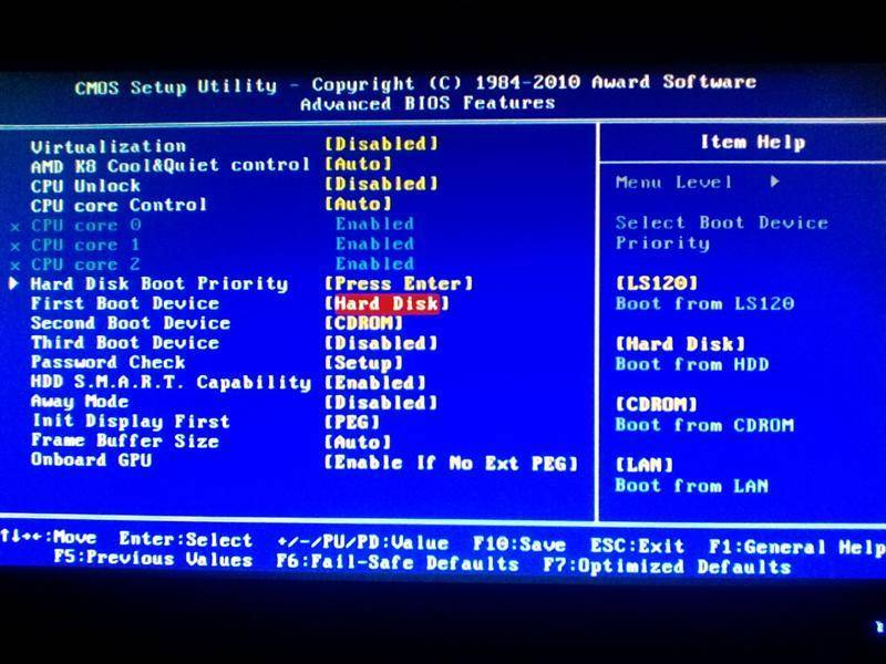 Как исправить ошибку no boot disk has been detected or the disk has failed