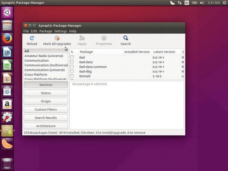 Как установить центр приложений ubuntu