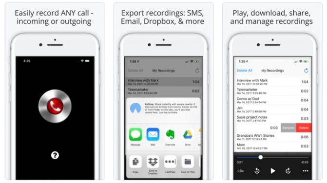 Лучшие приложения для записи телефонных разговоров на iphone
