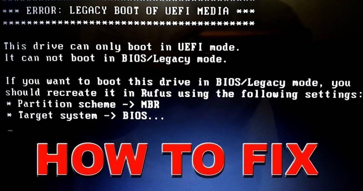 Uefi vs legacy bios booting: what's the difference?