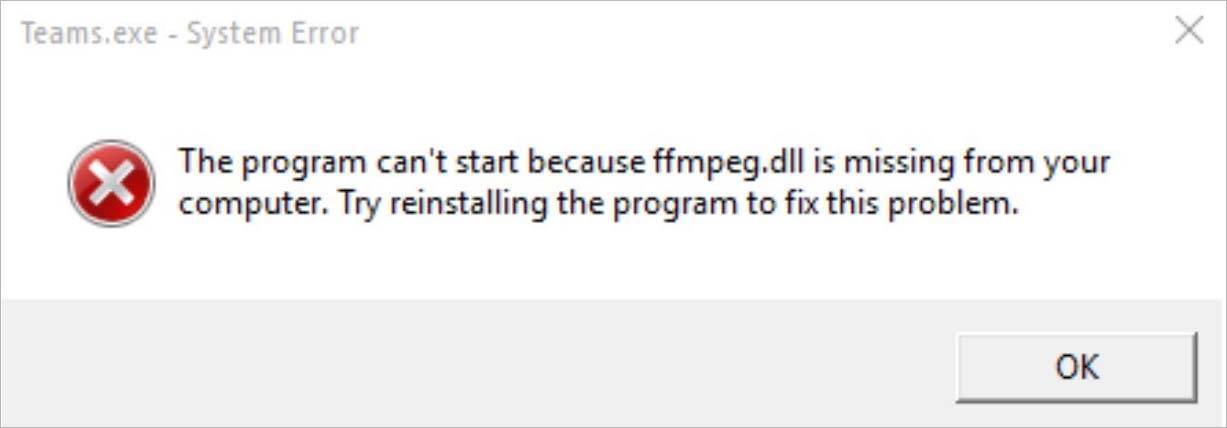 Ошибка при запуске симс 4. System Error dll not found. The connection cannot proceed because.