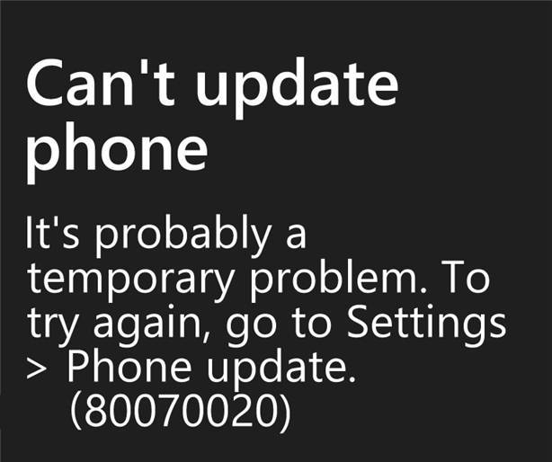 Ошибка 805a8011 на windows phone – что делать?