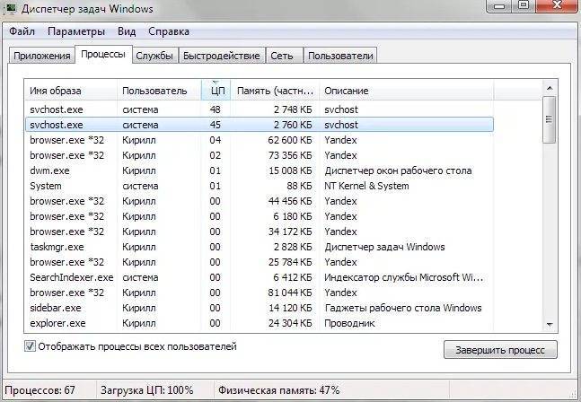 Бездействие системы грузит процессор windows 10 и 7 — решение проблемы