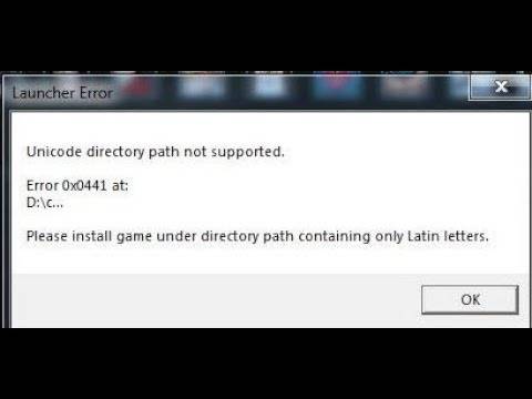 Исправления ошибки unicode directory path not supported в cs:go