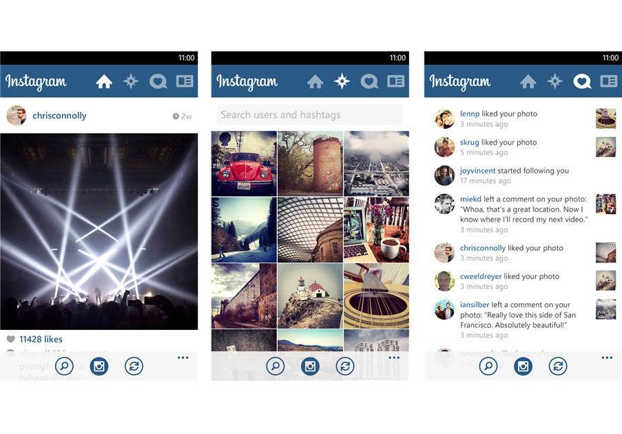 Скачать  instagram для windows phone бесплатно на русском языке