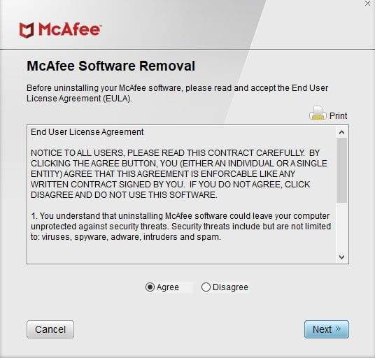 Как удалить антивирус mcafee с компьютера на windows 10 и 8