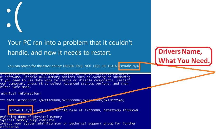 Как исправить ошибки driver_irql_not_less_or_equal типа "синий экран" (0x000000d1)