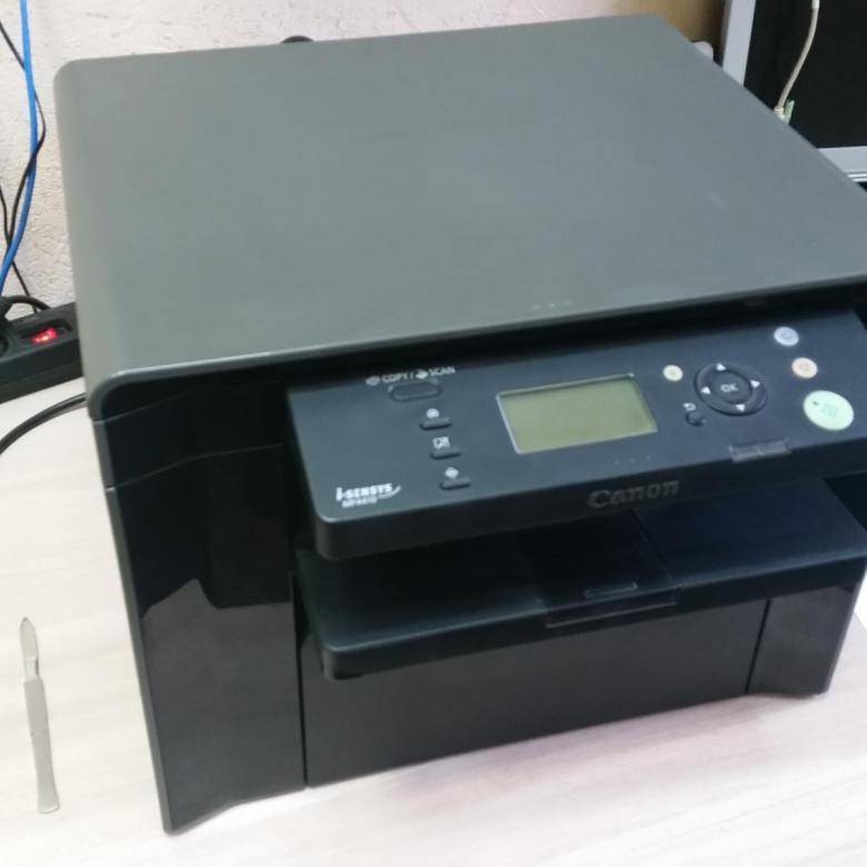 Установка и настройка принтера canon i-sensys mf4410. принтер canon не сканирует в windows 10