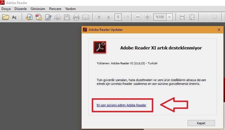 Adobe reader не работает в windows 10