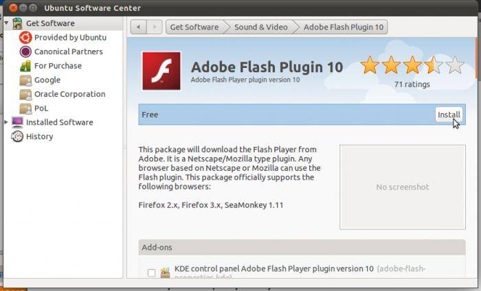 Flash | русскоязычная документация по ubuntu