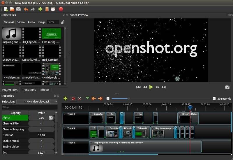 Как пользоваться openshot video editor