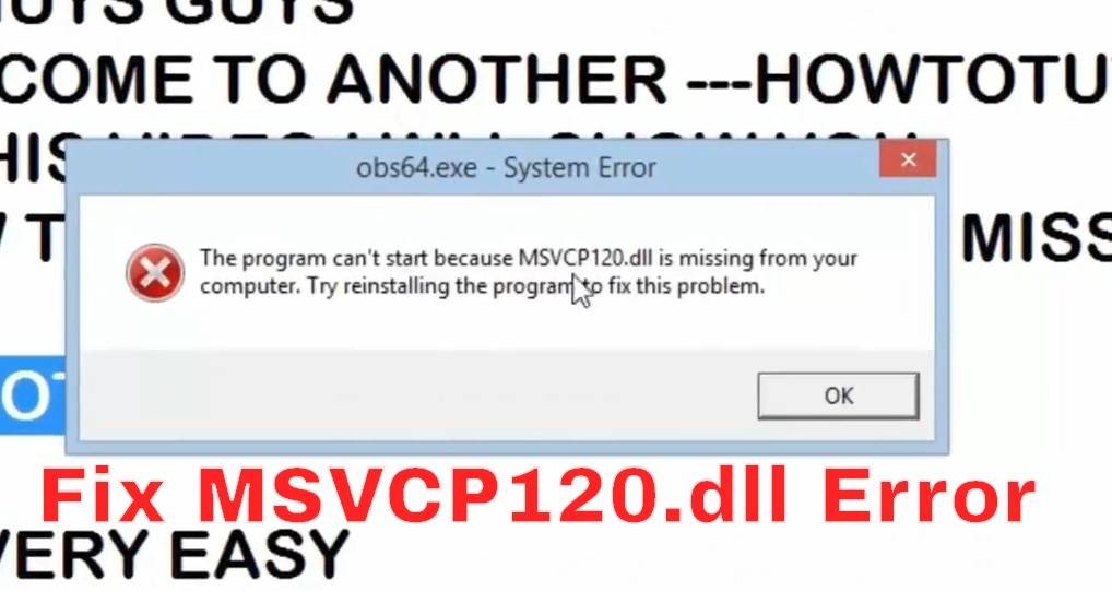 Отсутствует msvcr100.dll – как исправить ошибку windows 10 8 7