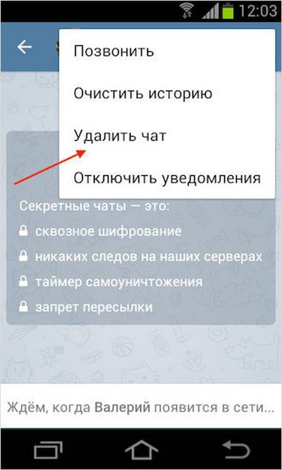 Как удалить секретный чат в telegram - простые способы