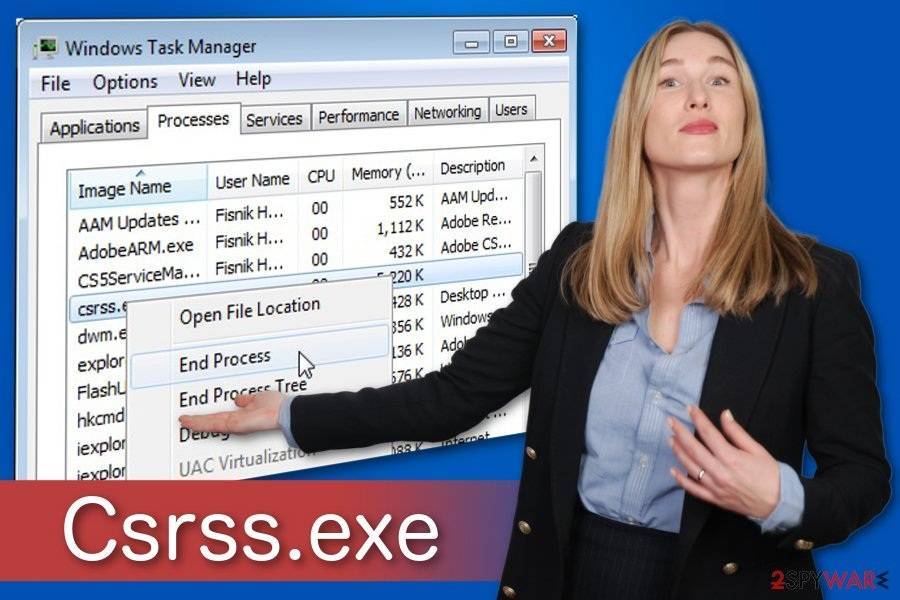 Что такое процесс выполнения клиентского сервера (csrss.exe)