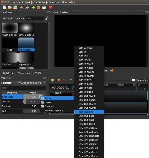 Шкала времени. openshot video editor. работа с видео. обзор