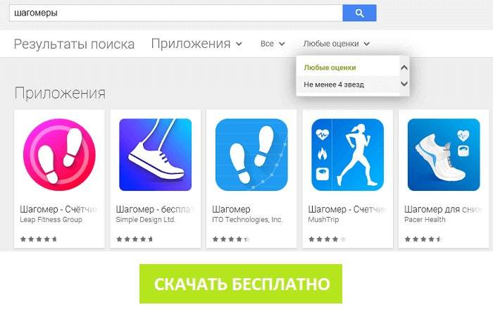 Шагомер для андроид: топ 5 точных шагомеров на русском