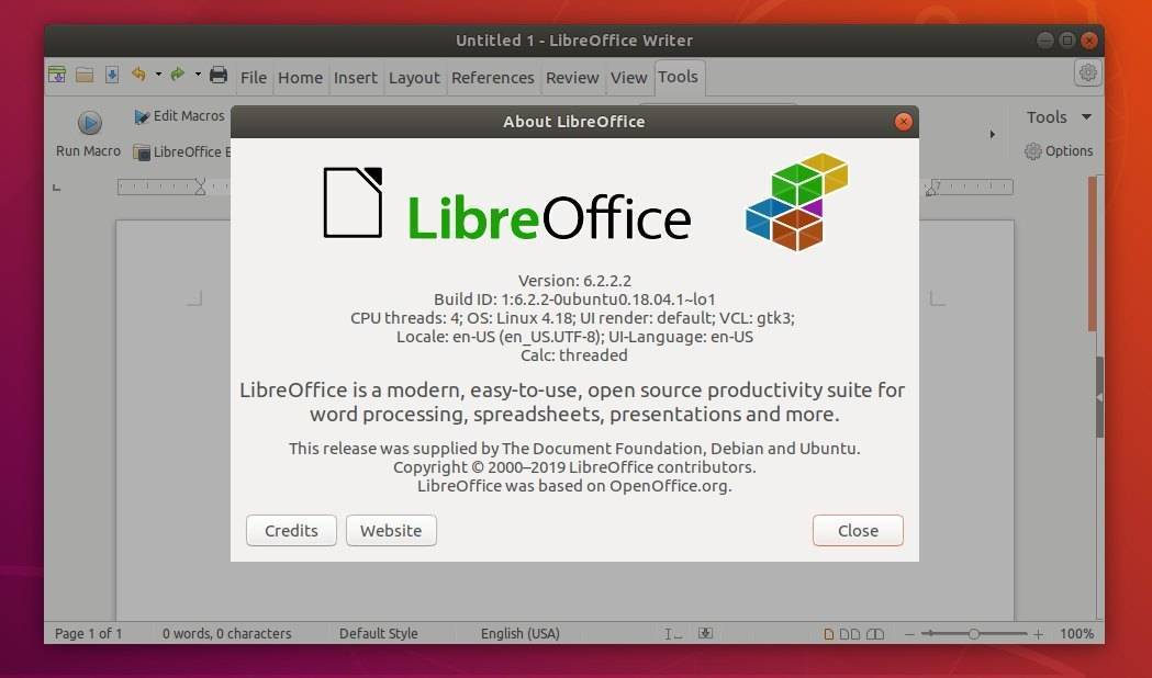 Libreoffice | русскоязычная документация по ubuntu