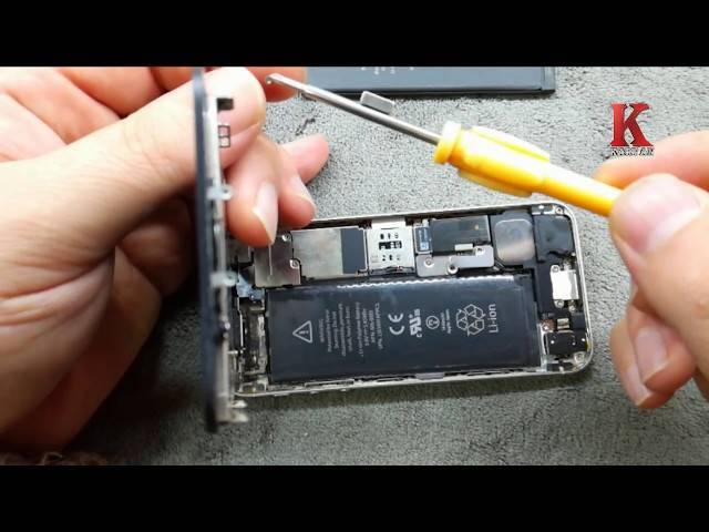 Замена батареи на iphone 5 и его модификаций