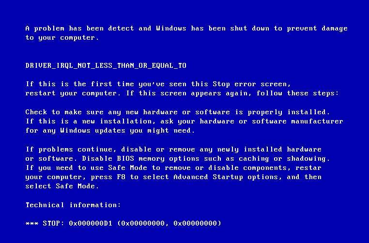 Как можно легко исправить stop-ошибку 0x00000074 на синем экране смерти в операционной системе windows 7, 8 или 10?