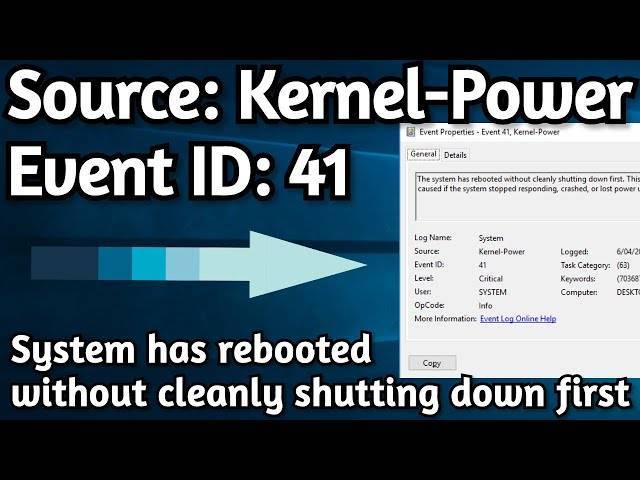 Ошибка 41 kernel power в windows 10 - как устранить?