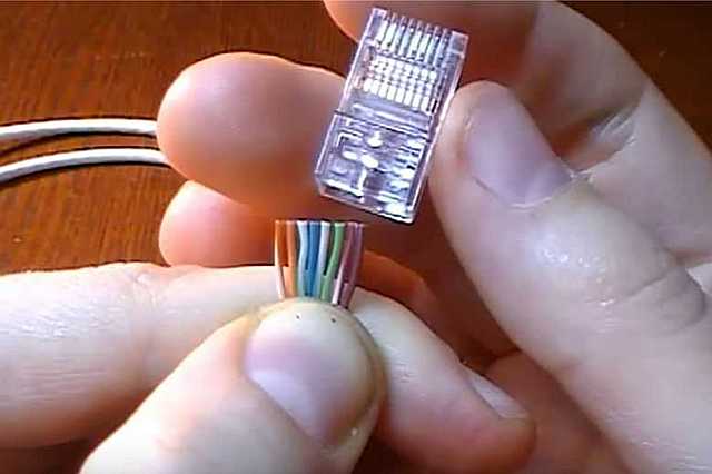 Как обжать кабель rj-45 для интернета дома
