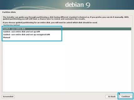 Установка Debian Linux с флешки