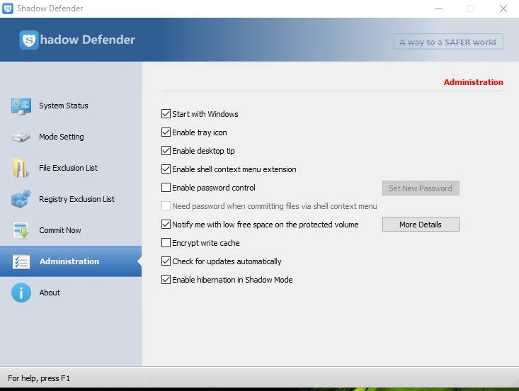 Особенности программы shadow defender для windows. как скачать и установить на пк?