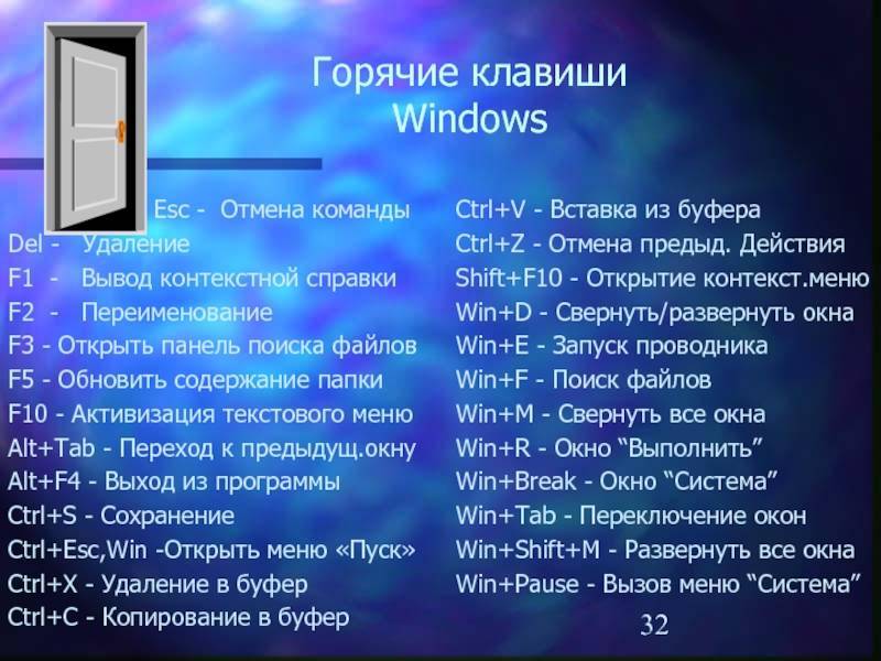 Переназначение горячих клавиш Windows