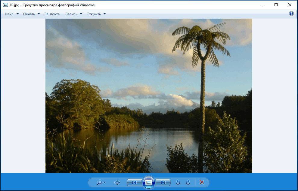 Программа просмотра изображений виндовс 7