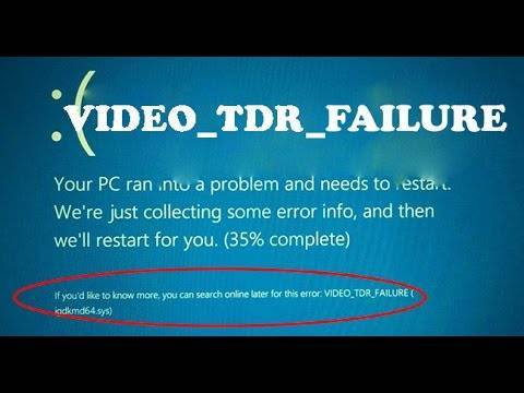 Video tdr failure (atikmpag.sys) on windows 10 [solved]