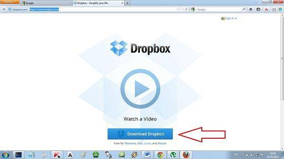 Как пользоваться веб-сайтом dropbox