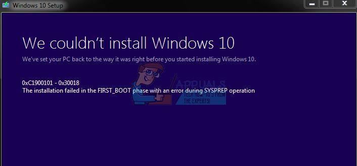 Ошибка c1900101 windows 10 и её устранение