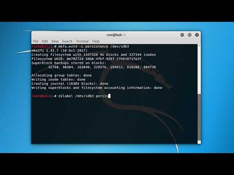 Как установить kali linux на флешку